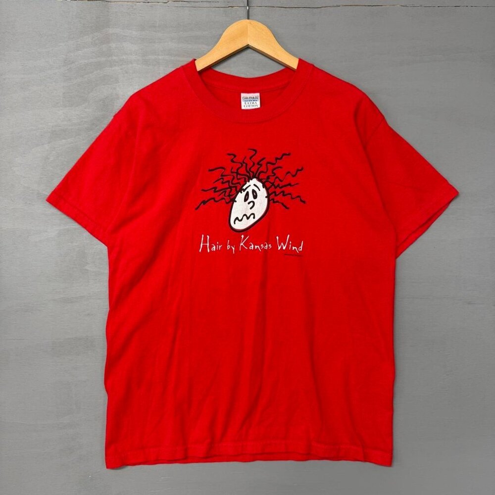 Vintage Hair by the Kansas Wind Funny Parody‎ Tee Shirt Large